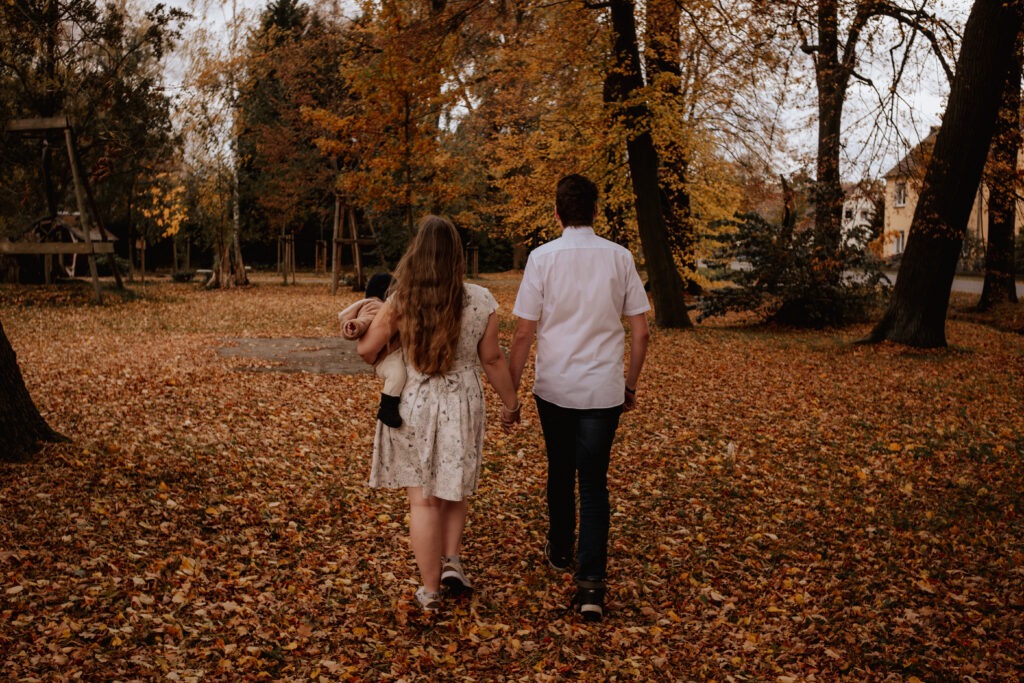 Natürliches Herbstliches Familienshooting in Mönau